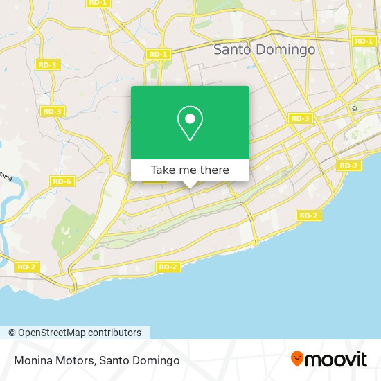 Monina Motors map