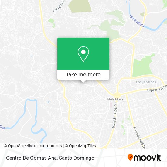 Centro De Gomas Ana map