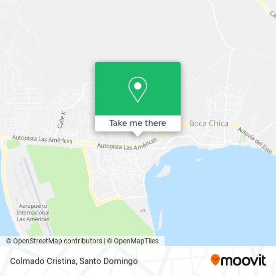 Colmado Cristina map