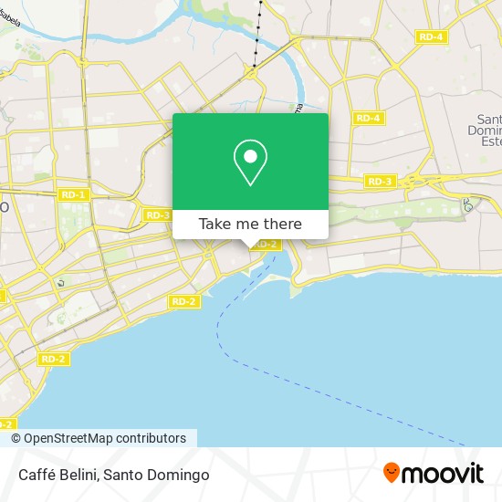 Caffé Belini map