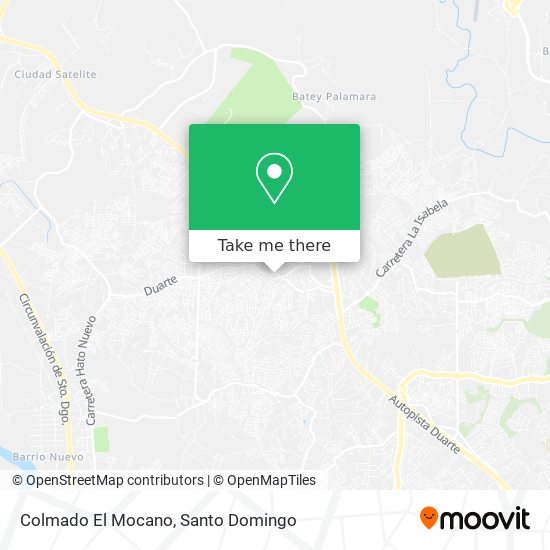 Colmado El Mocano map