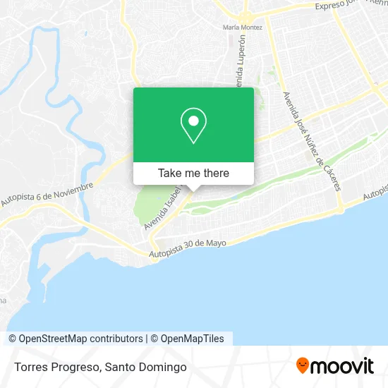 Torres Progreso map