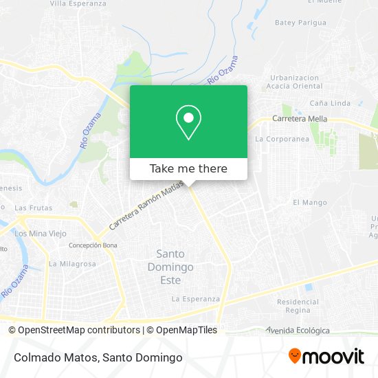 Colmado Matos map