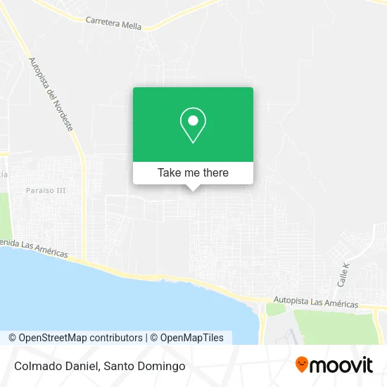 Colmado Daniel map