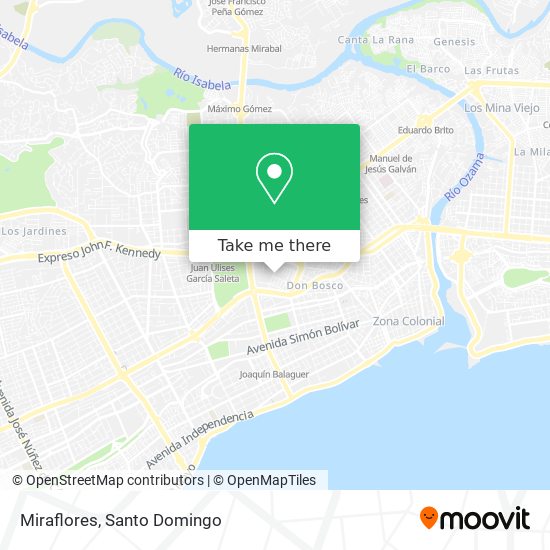 Miraflores map