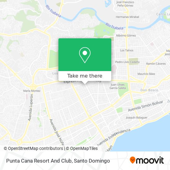 Punta Cana Resort And Club map