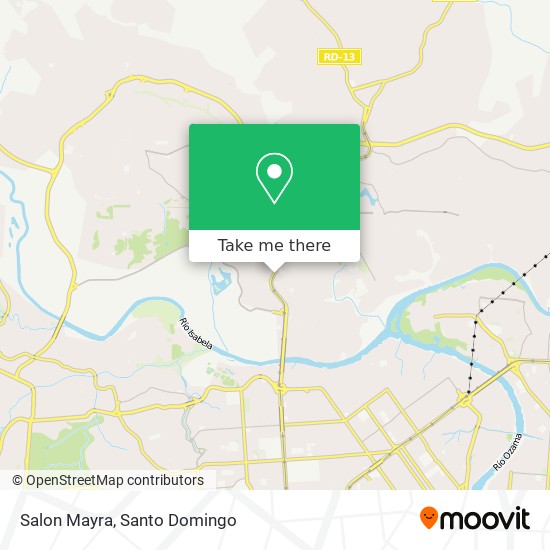 Salon Mayra map