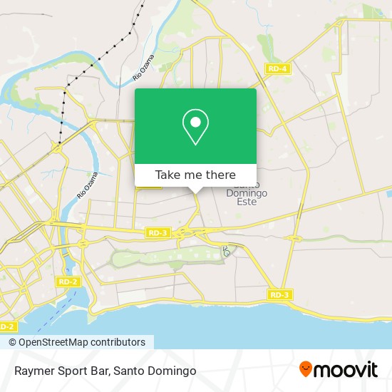 Raymer Sport Bar map