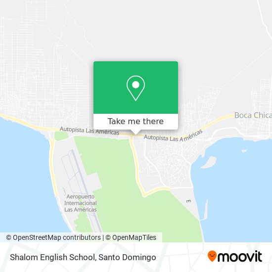 Shalom English School map