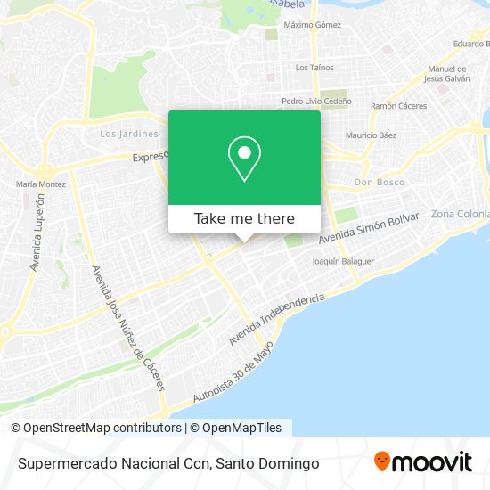 Supermercado Nacional Ccn map