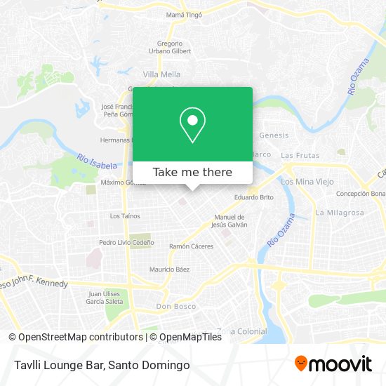Tavlli Lounge Bar map