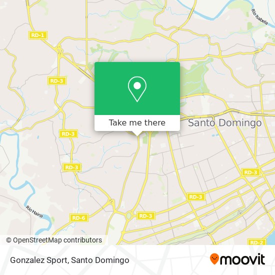 Gonzalez Sport map
