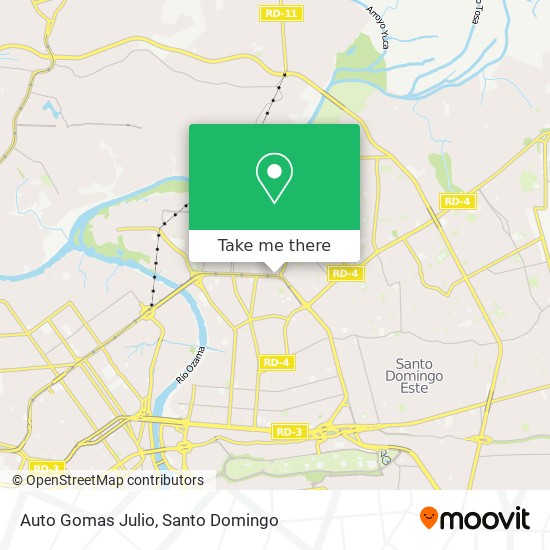 Auto Gomas Julio map