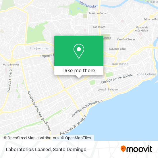 Laboratorios Laaned map