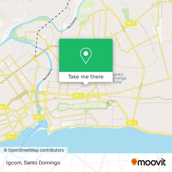 Igcom map