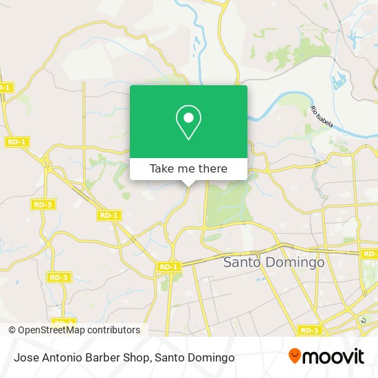 Jose Antonio Barber Shop map