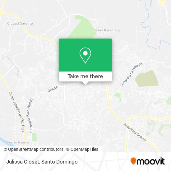 Mapa de Julissa Closet