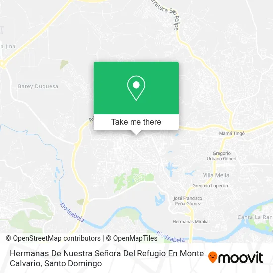 Mapa de Hermanas De Nuestra Señora Del Refugio En Monte Calvario