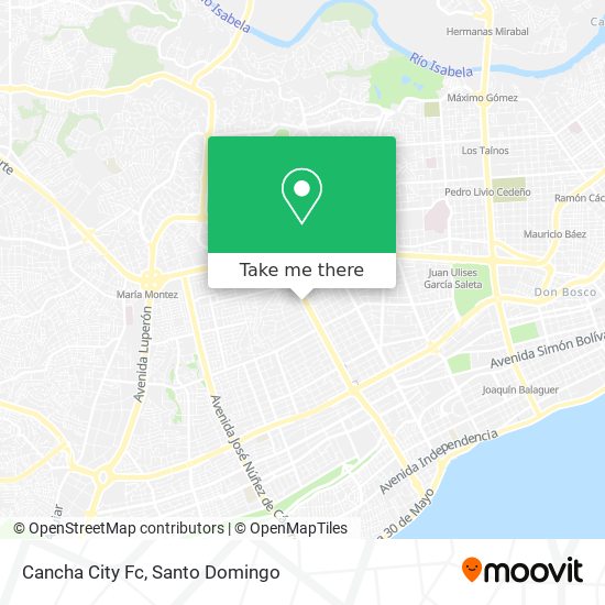 Cancha City Fc map