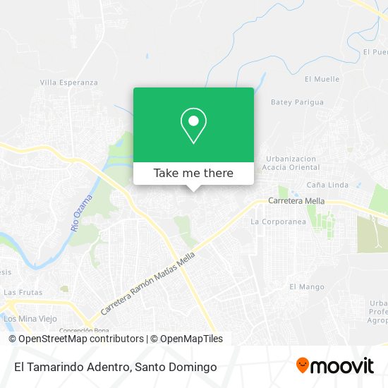 El Tamarindo Adentro map