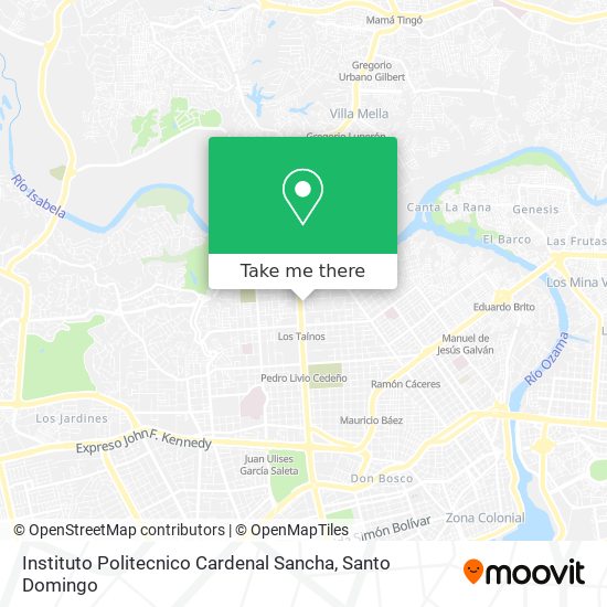 Instituto Politecnico Cardenal Sancha map