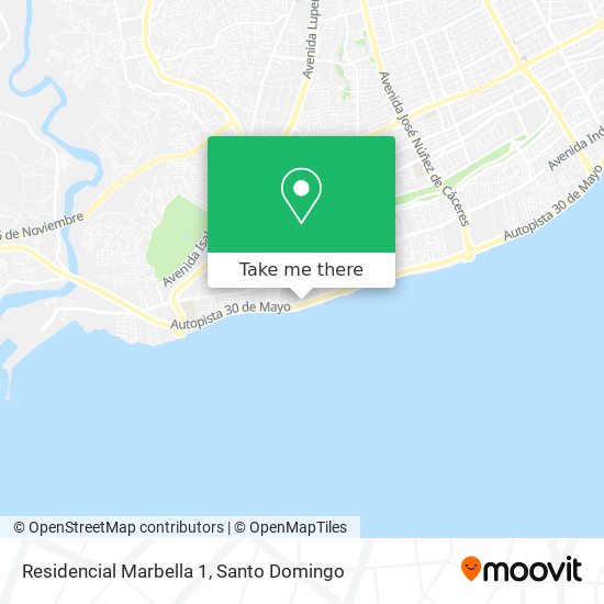 Residencial Marbella 1 map