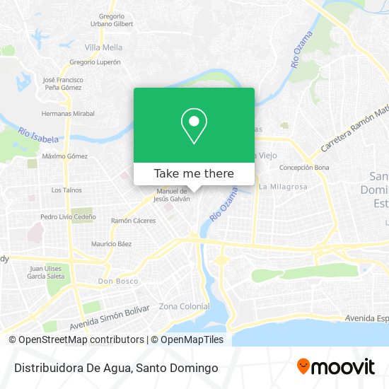 Distribuidora De Agua map