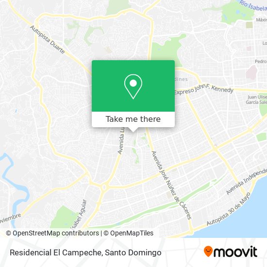 Residencial El Campeche map