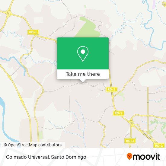 Mapa de Colmado Universal