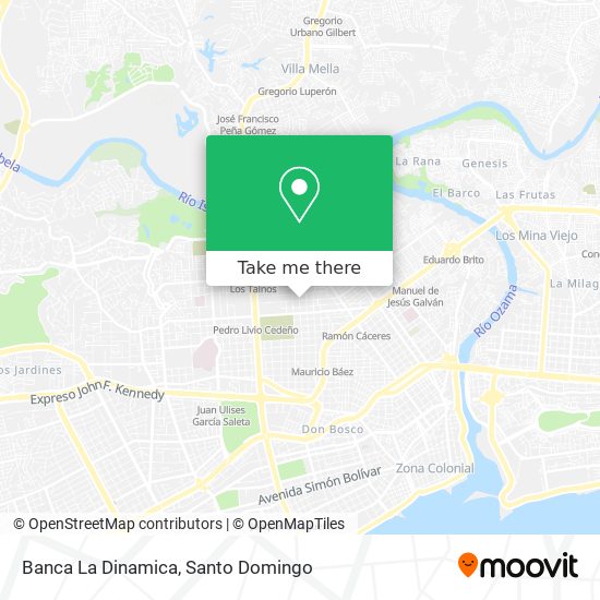 Banca La Dinamica map