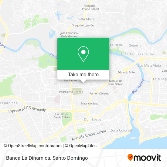 Banca La Dinamica map