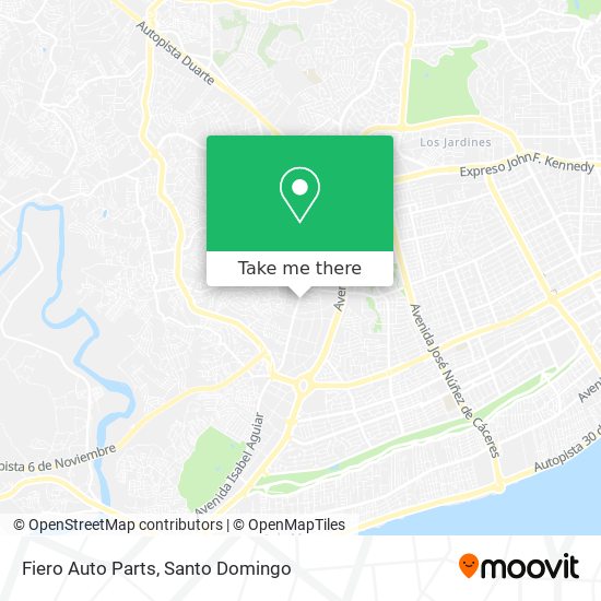 Mapa de Fiero Auto Parts