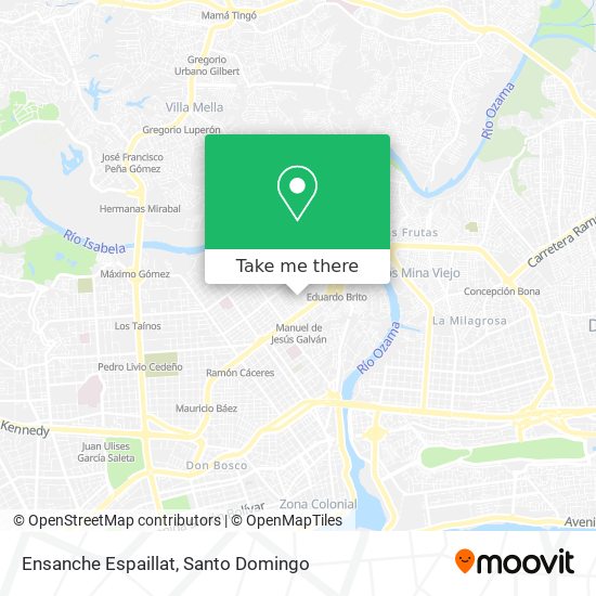 Mapa de Ensanche Espaillat