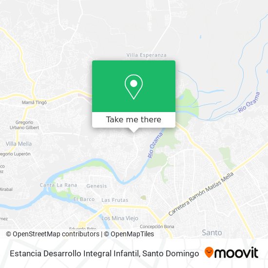 Mapa de Estancia Desarrollo Integral Infantil