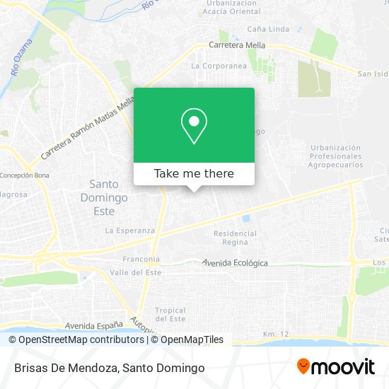 Brisas De Mendoza map