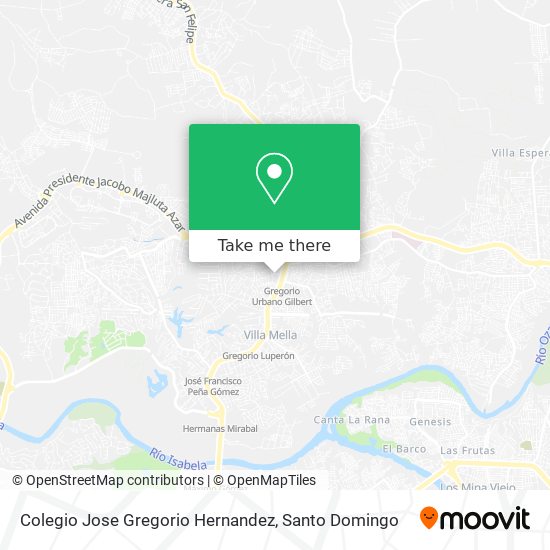 Colegio Jose Gregorio Hernandez map