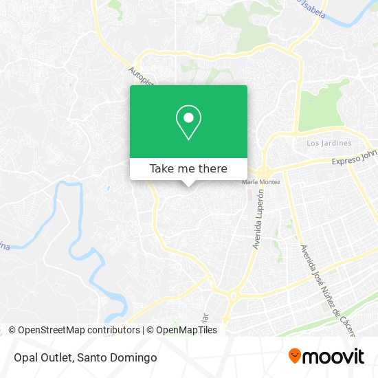 Opal Outlet map