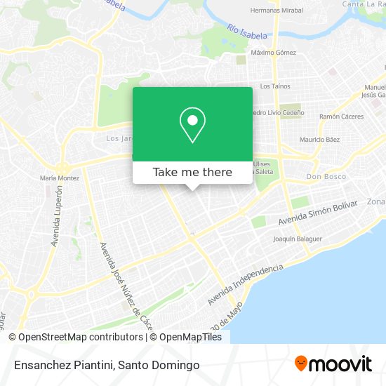 Mapa de Ensanchez Piantini