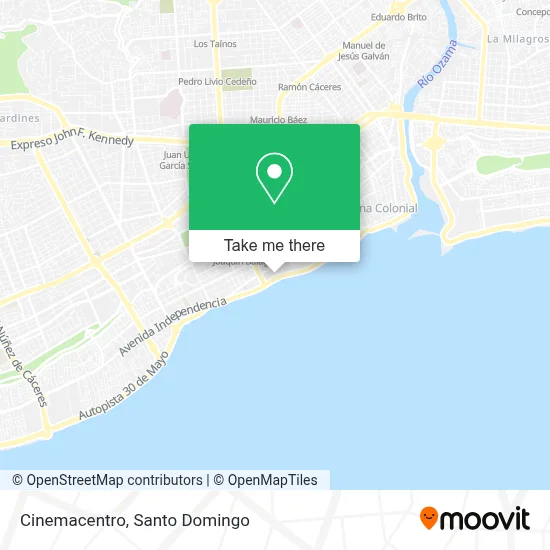 Mapa de Cinemacentro