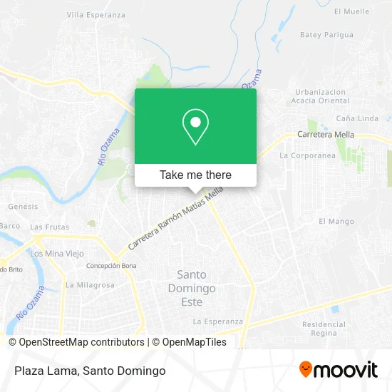 Mapa de Plaza Lama