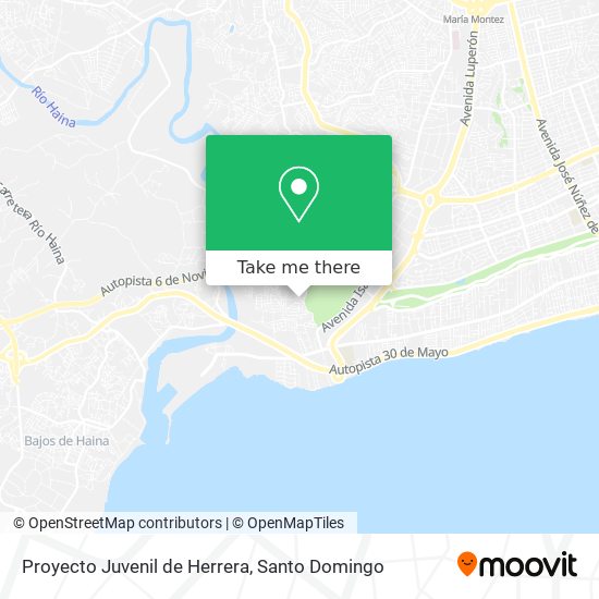 Proyecto Juvenil de Herrera map