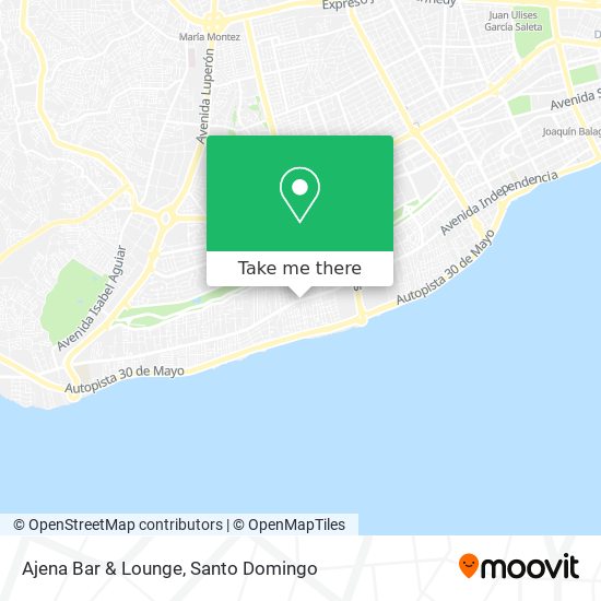 Ajena Bar & Lounge map