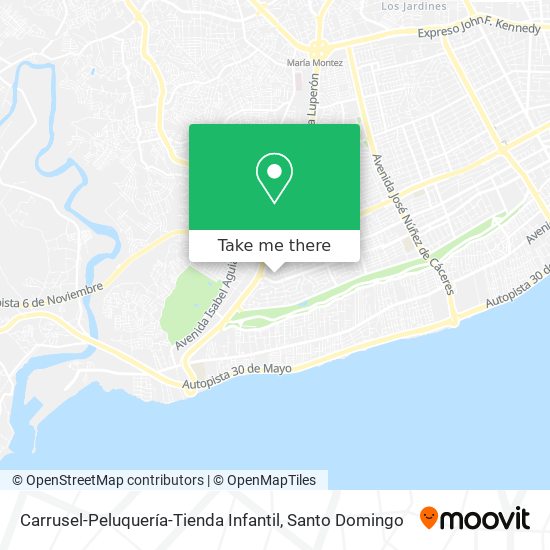 Carrusel-Peluquería-Tienda Infantil map