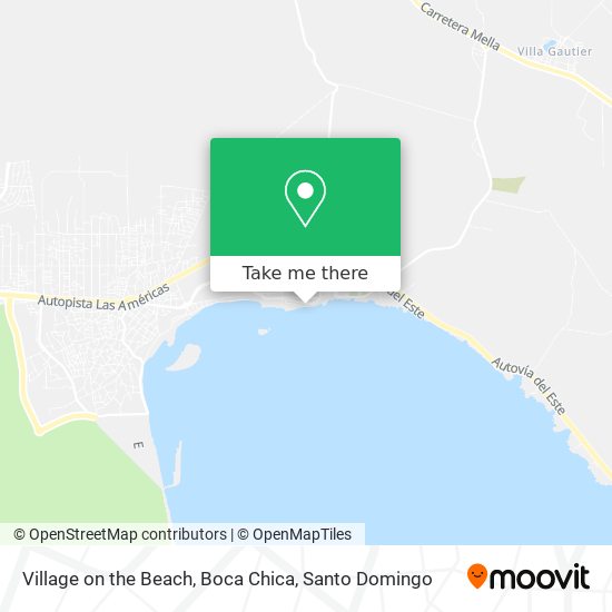 Village on the Beach, Boca Chica map