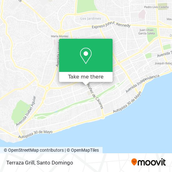 Terraza Grill map