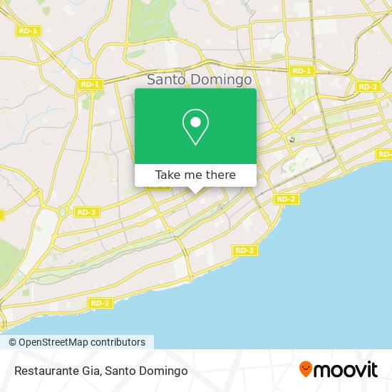 Restaurante Gia map