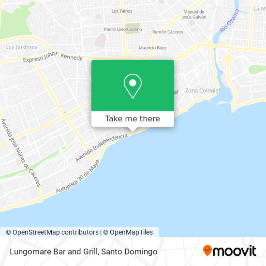 Lungomare Bar and Grill map