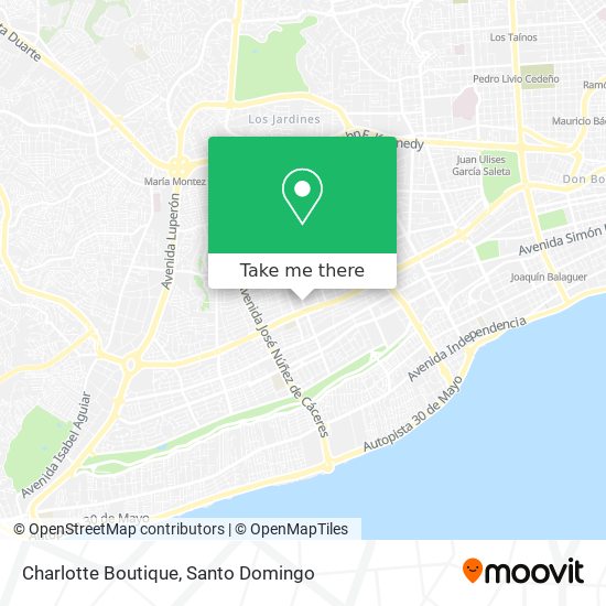 Mapa de Charlotte Boutique