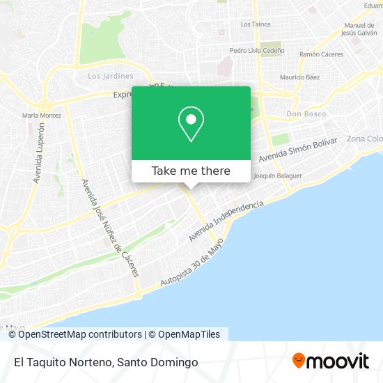 El Taquito Norteno map
