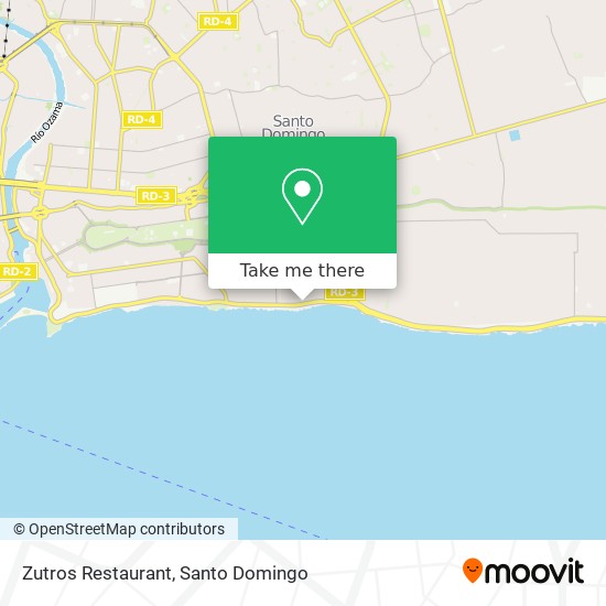 Zutros Restaurant map